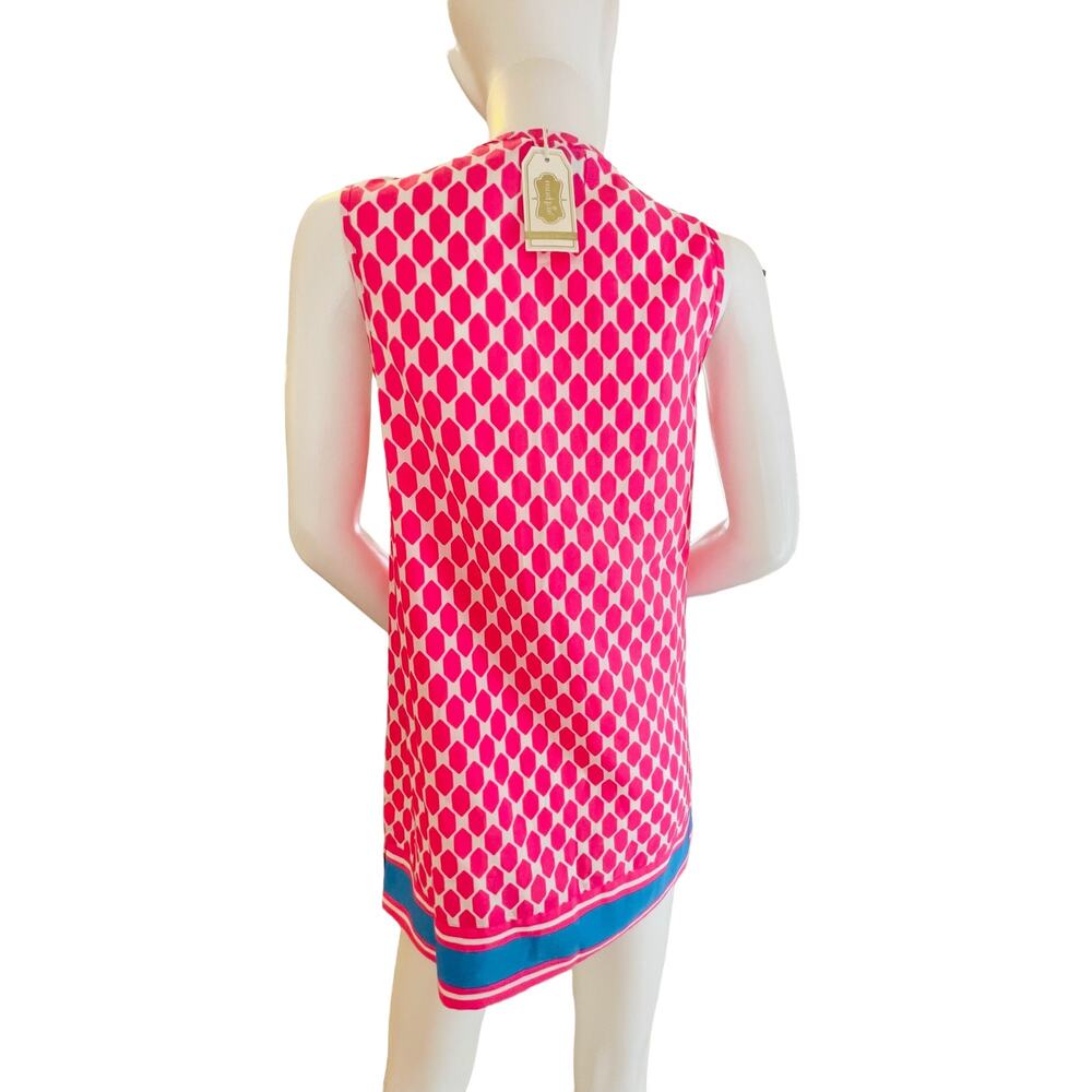 Mud Pie Lizzie Sleeveless Tunic/Minidress, Hot pink, Ladies Medium, NWT‎ - Picture 2 of 4